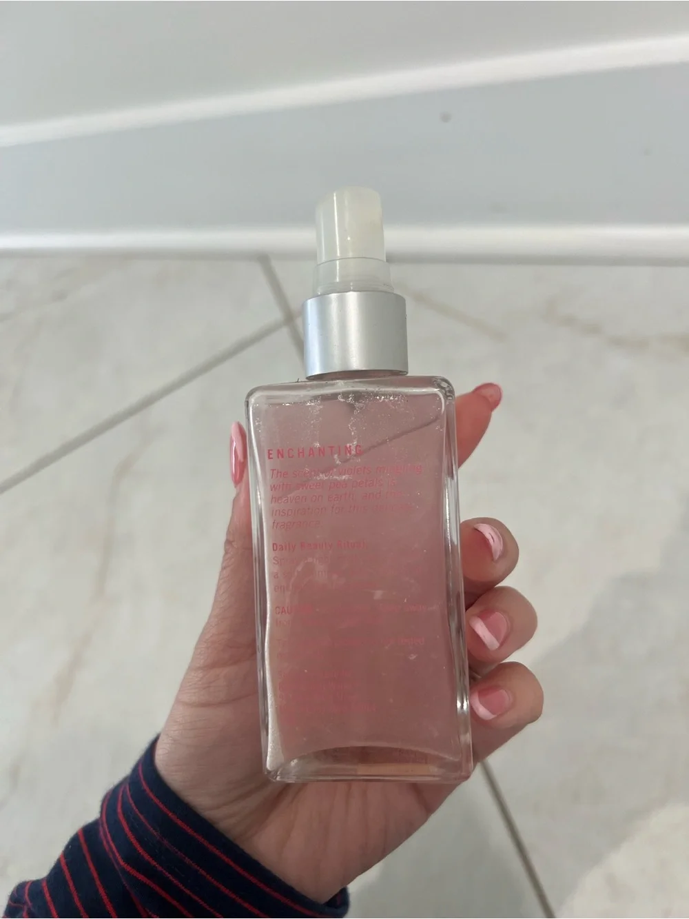 NEW Bath & Body Works Sweet Pea Shimmer Mist